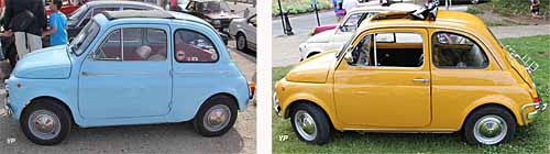Fiat 500 D (1957) et Fiat 500 L (1968) (doc. Yalta Production)