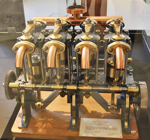Maquette du moteur de Fernand Forest (doc. Yalta Production)