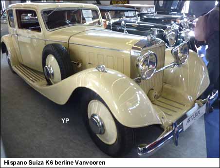 Hispano-Suiza K6 berline Vanvooren