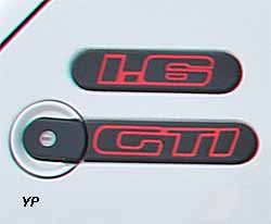 logo Peugeot 205 GTI 1.6