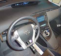 tableau de bord de Toyota Prius