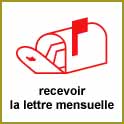 Recevoir la lettre mensuelle