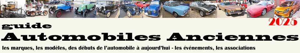 Guide Automobiles Anciennes - Retour &agrave; la page d'accueil