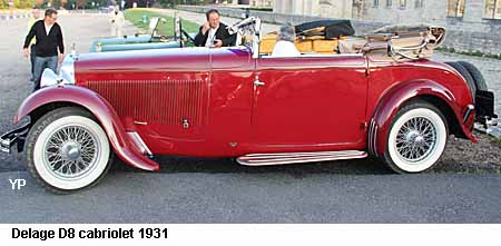 Delage D8 cabriolet