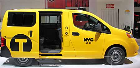Nissan NV200 taxi de New-York
