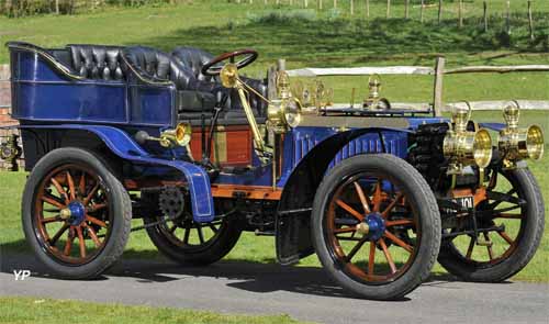 De Dietrich 16 hp Paris-Vienne Tonneau porte arrière