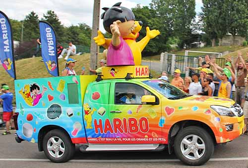 Haribo, caravane publicitaire du Tour de France 2016