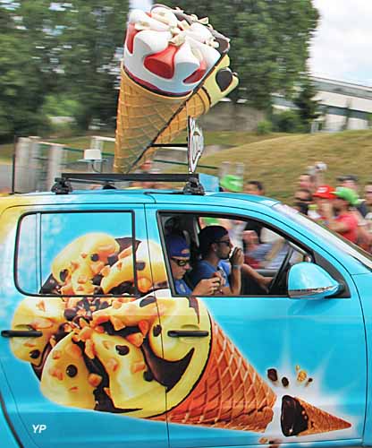 Cornetto, caravane publicitaire du Tour de France 2016