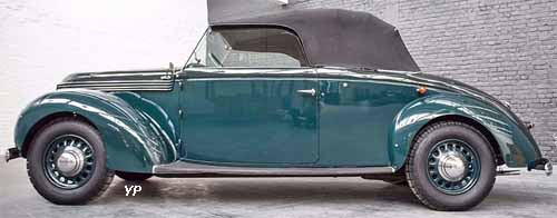 Chenard & Walcker Aigle 22 cabriolet Vue Totale