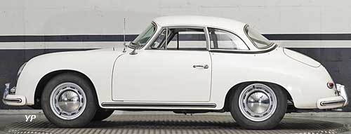 Porsche 356 A 1600 cabriolet Reutter avec hardtop