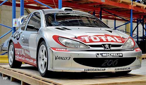 Peugeot 206 WRC Show car (doc. Aguttes)