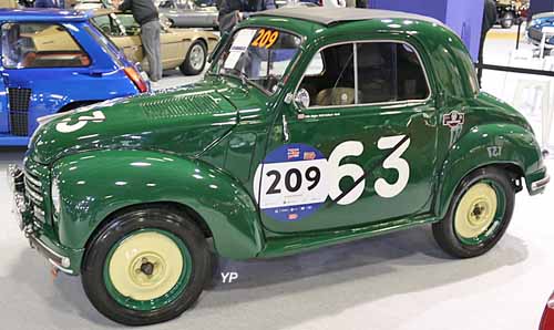 Fiat 500 C Topolino ex-Mille Miglia 1952 et Giro di Sicilia 1952