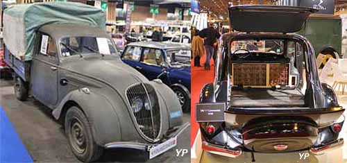 Traction commerciale et Peugeot 202 pick-up (doc. Yalta Production)