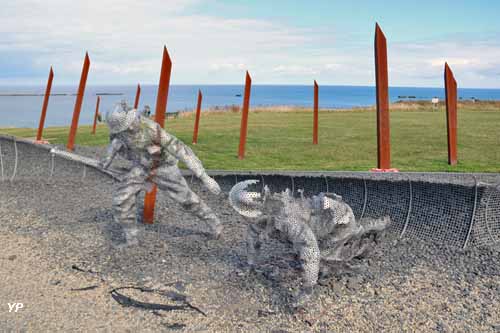 Monument du D-Day Garden à Arromanches (Gold Beach) (doc. Yalta Production)