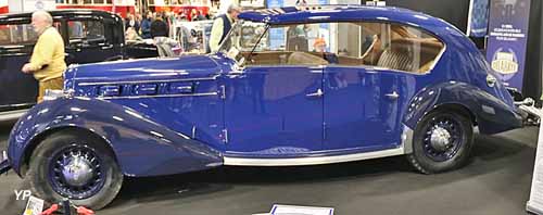 Delahaye 148N berline a&eacute;rodynamique Vutotal Labourdette
