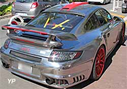 Porsche 911 GT2 Hamann chromée