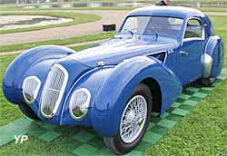 Talbot Lago T150C SS coupé aérodynamique Pourtout