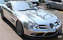 Mercedes-Benz SLR McLaren chromée