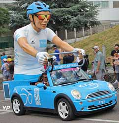 Krys, caravane publicitaire du Tour de France 2016