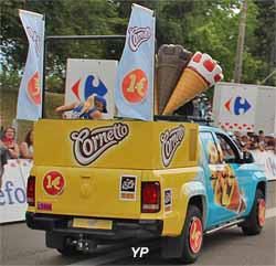 Cornetto, caravane publicitaire du Tour de France 2016