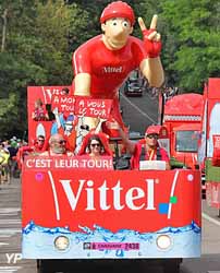 Vittel, caravane publicitaire du Tour de France 2016