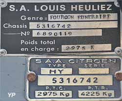 Citroën type H corbillard Heuliez