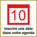 Inscription d'un événement dans l'Agenda