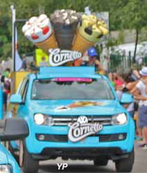 Cornetto, caravane publicitaire du Tour de France 2016